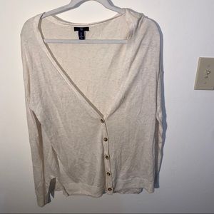 Cream cardigan